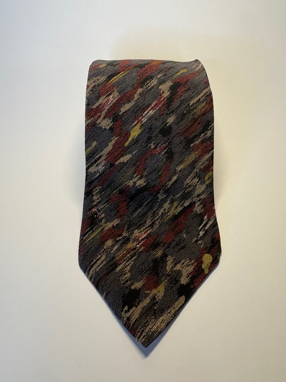 CONTE di MILANO Men's Abstract Pattern Silk Tie